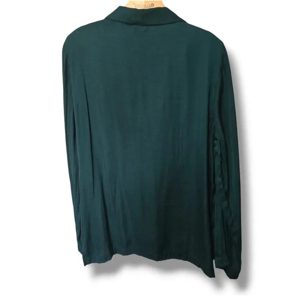 Gap Body women's green long sleeves button-down Blouse - small​ - Picture 6 of 11